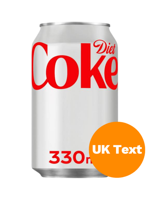 Diet Coke Can (UK Text) 24 x 330ml