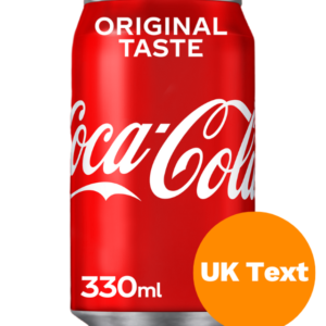 Coke Cans (UK Text) 24 x 330ml